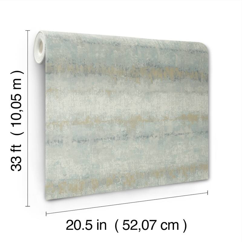 A-Street Prints Morningtide Light Blue Textured Stripe Wallpaper