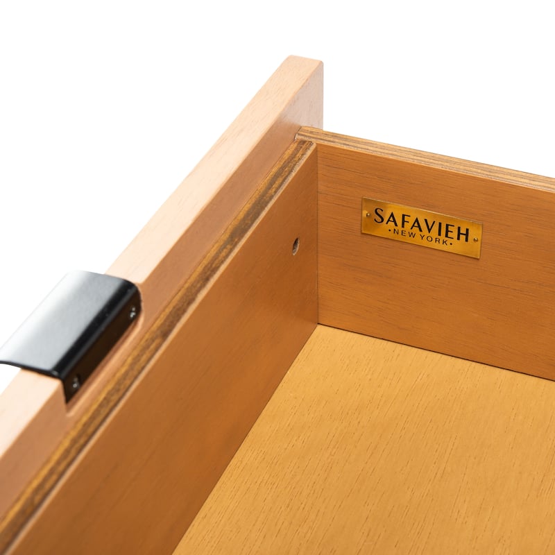 SAFAVIEH Heidbra 2-Drawer Rattan Nightstand