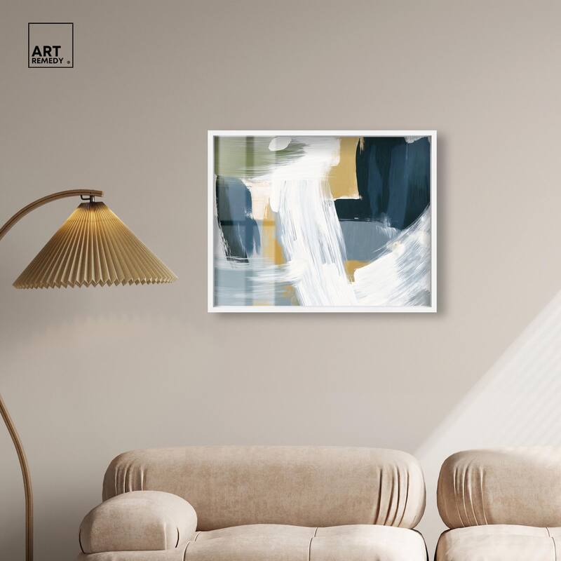 Moss Layers III Shadowbox by Art Remedy