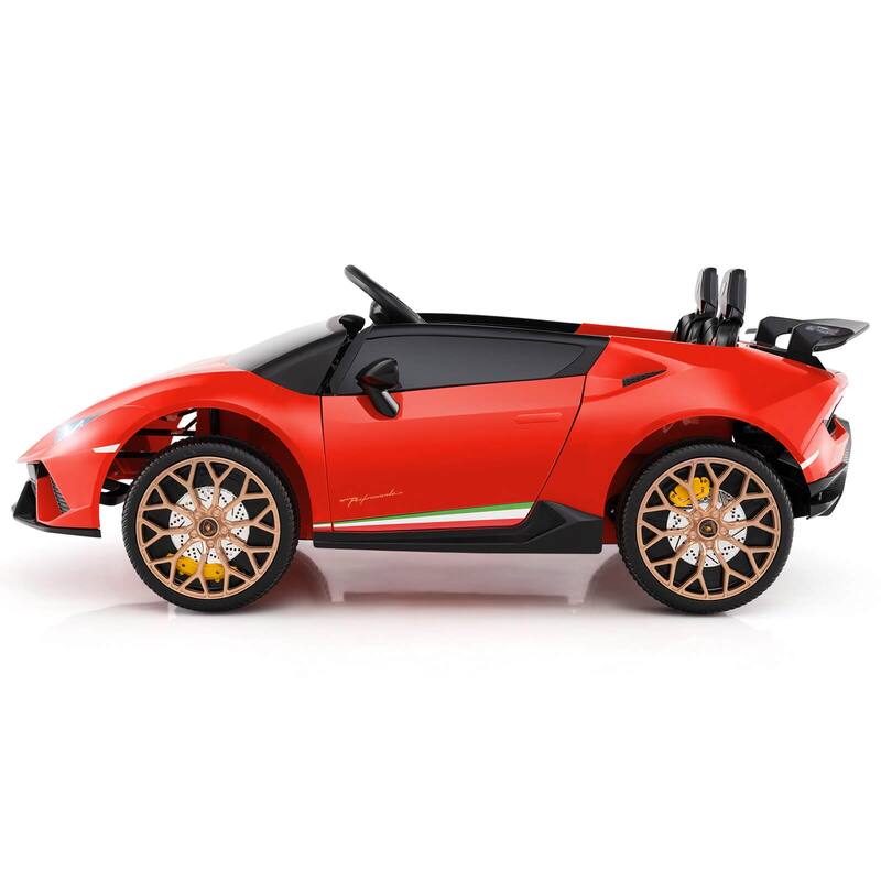Costway 4WD 2-Seater Ride on Car, Licensed Lamborghini Kids’ Vehicles - See Details