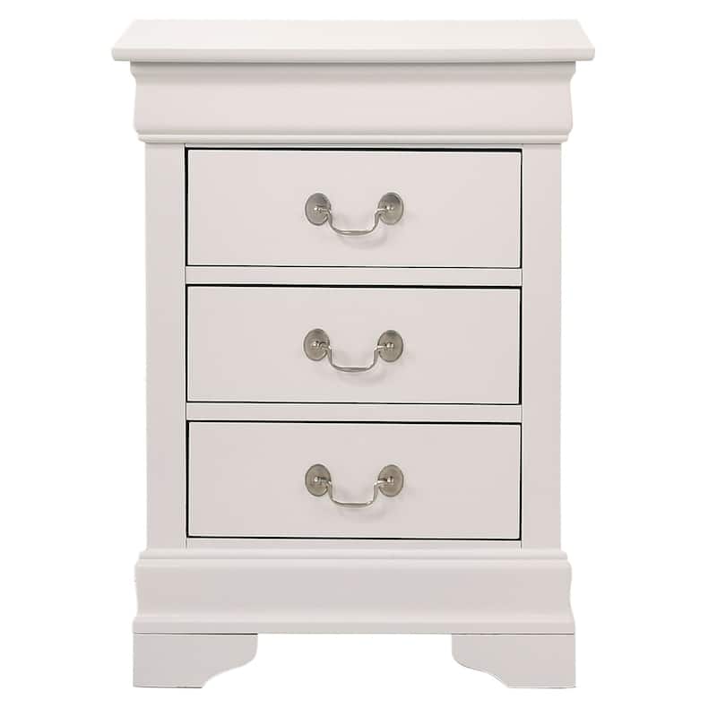 Louis Phillipe 3-drawer Nightstand