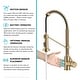 preview thumbnail 88 of 147, Kraus Bolden 2-Function 1-Handle Commercial Pulldown Kitchen Faucet