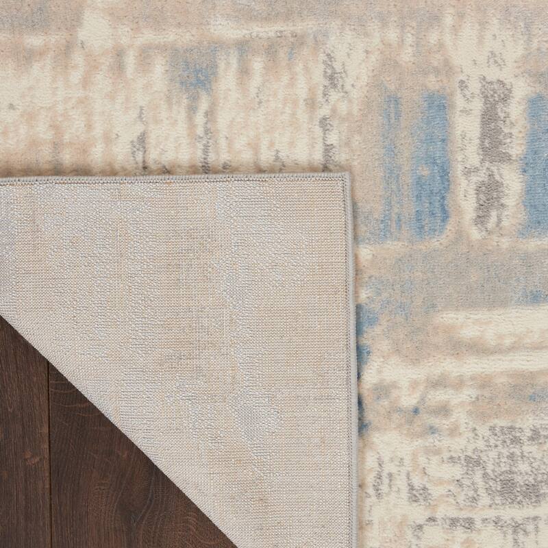 Nourison Solace Contemporary Distressed Abstract Area Rug