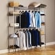 Custom Closet Organizer Shelves System Kit Expandable Clothes Storage ...