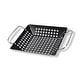 preview thumbnail 5 of 7, Permasteel Black Porcelain Enameled 3-piece Grilling Basket Set