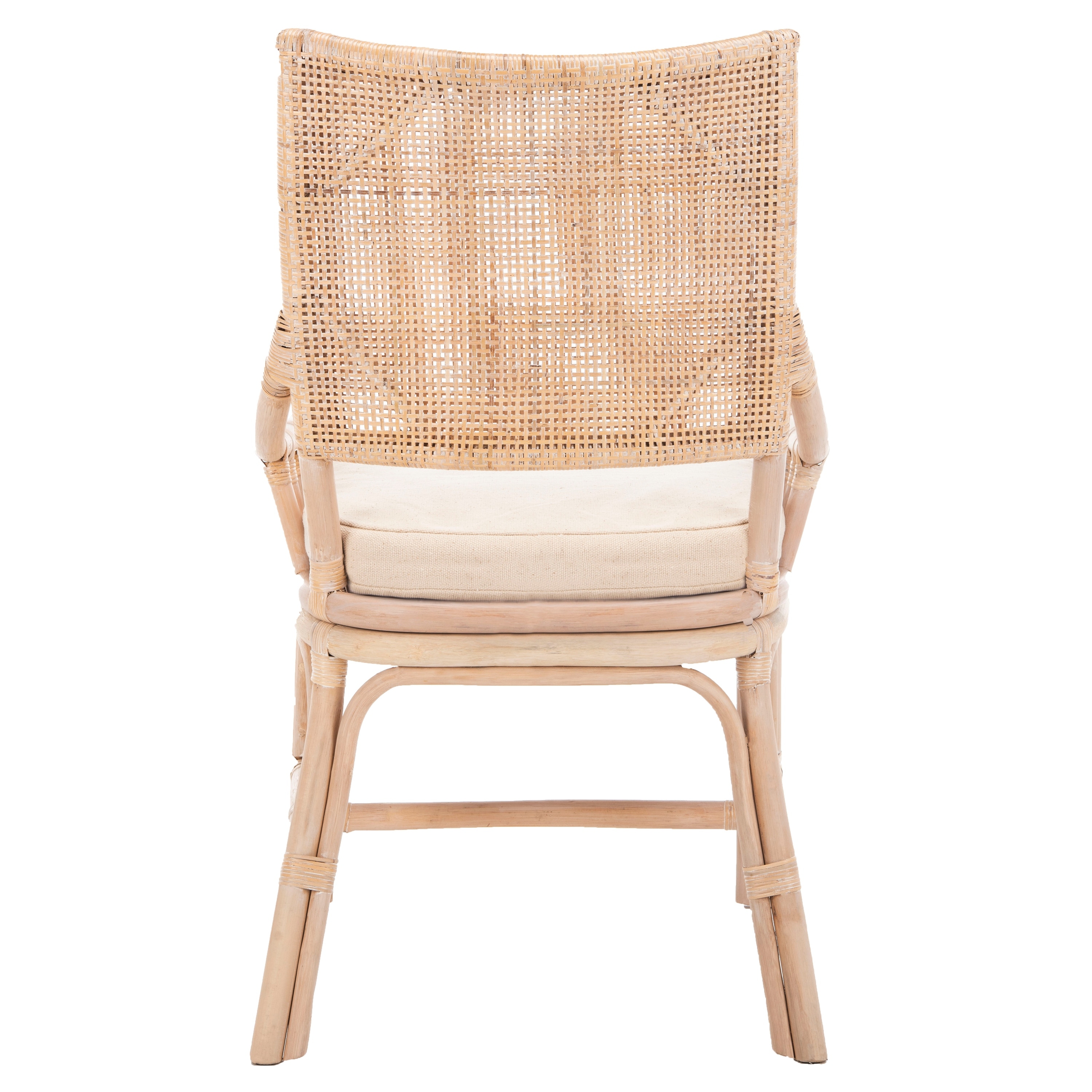 SAFAVIEH Donatella Coastal Rattan Cushion Chair 22
