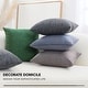 preview thumbnail 48 of 55, Deconovo Faux Linen Throw Pillow Covers 2 PCS(Cover Only)