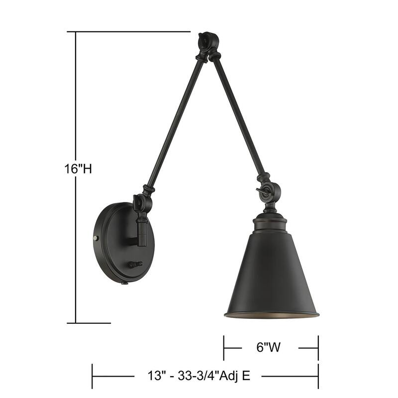Savoy House Morland 16" Tall Wall Sconce with Plug