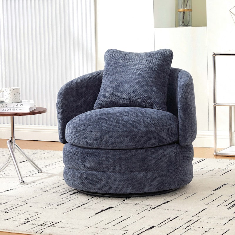 30"W Modern Upholstered Armchair,Accent Chair with a Pillow