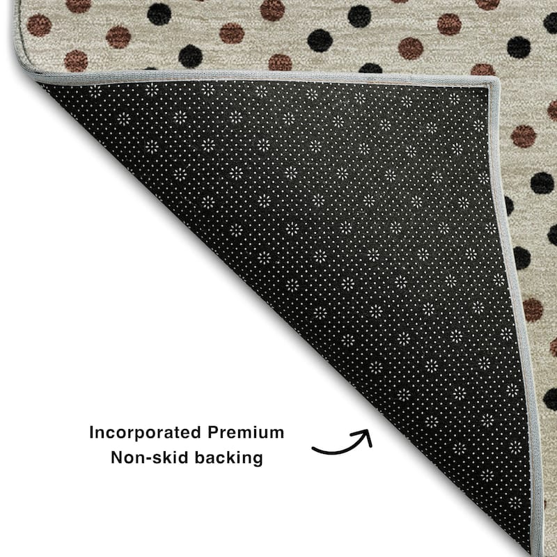 Premium Washable Super Soft Modern Confetti Mayfield Rug