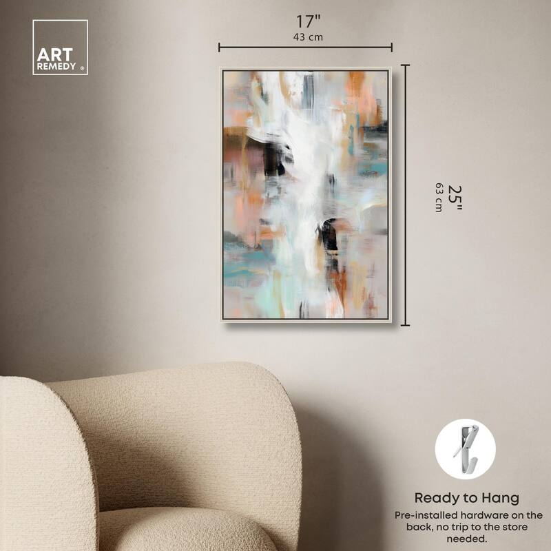 Gilded Mist Canvas by Art Remedy