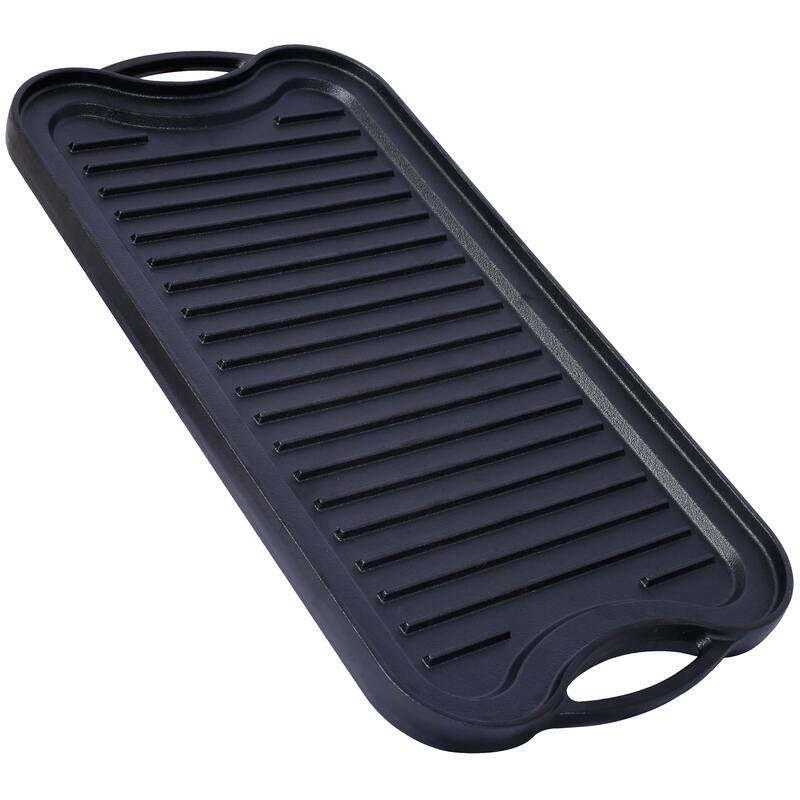 20" x 10" Cast Iron Reversible Rectangular Grill/Griddle