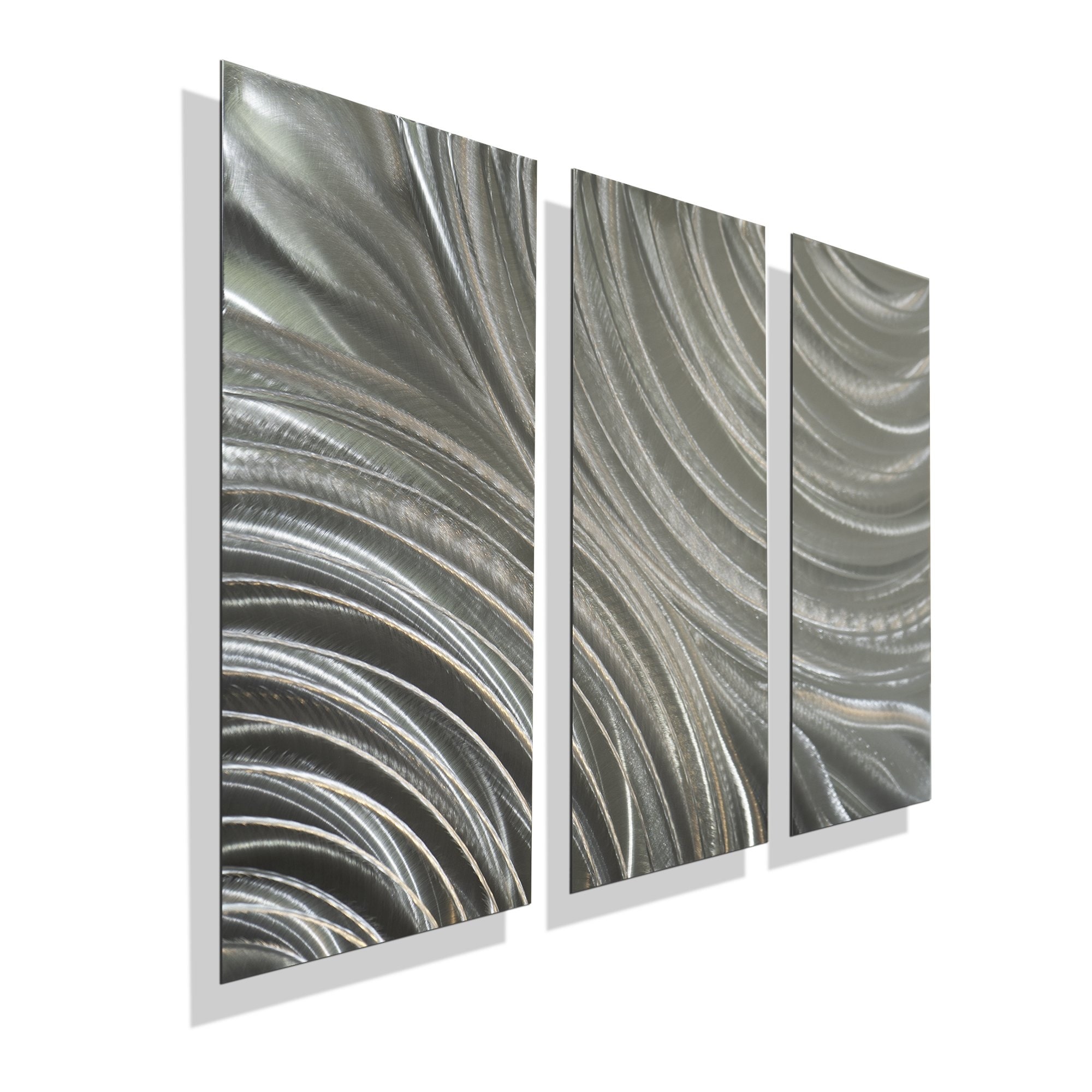 Shop Statements2000 3d Metal Wall Art Sculpture Silver Modern