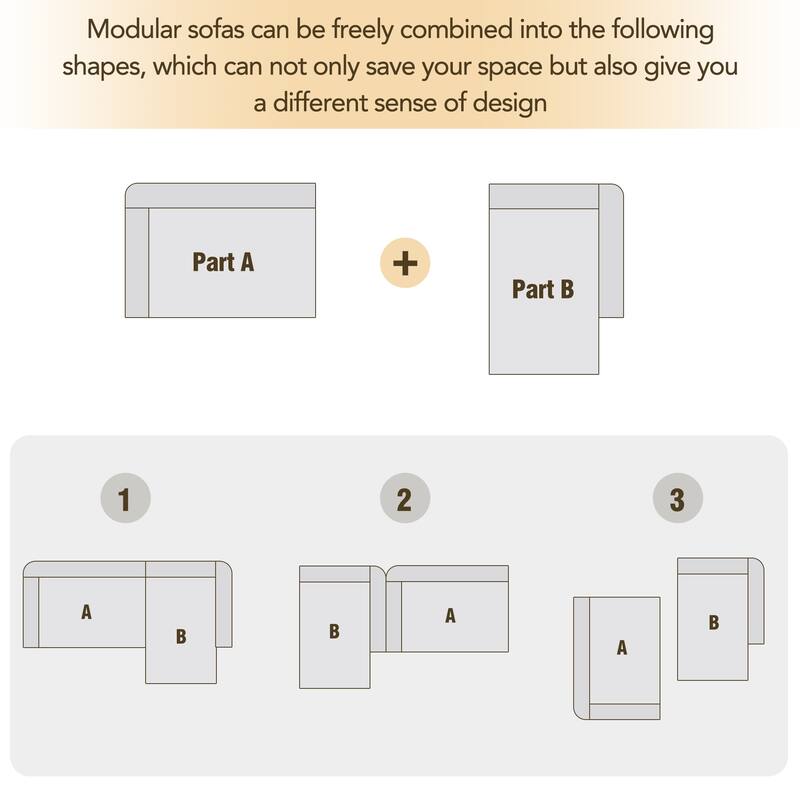 Modern Modular Combination Living Room Sofa Set with Compact Compression and Upholstered Sofa Bed for Studios or Apartments