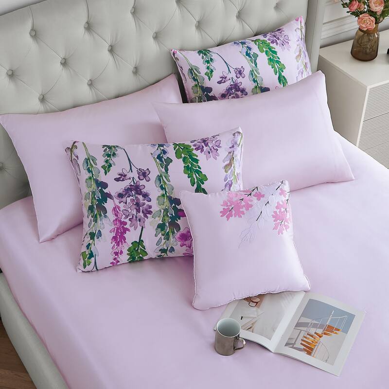 BCBG Satin Nolita Comforter Set 8-Piece Bed in a Bag