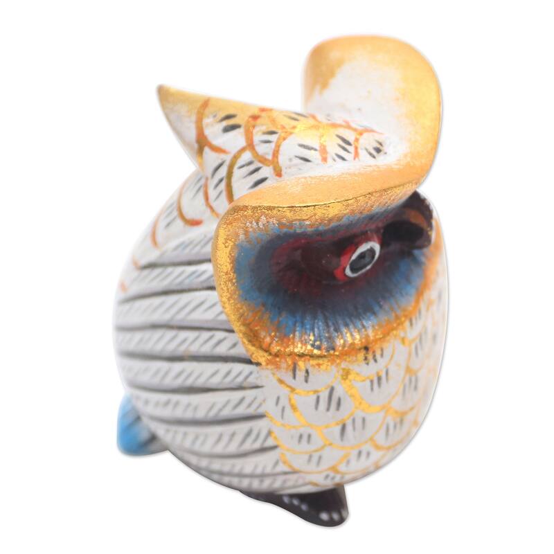 Novica Handmade Midnight Hunt Wood Statuette