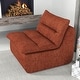 preview thumbnail 16 of 29, Modern Comfy Fabric Lazy Floor Sofa Lounge Chair Bean Bag Couch（5 Colors）