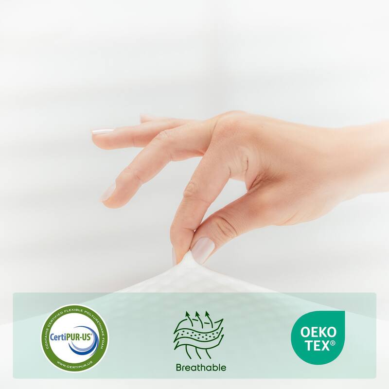 Emperyan 8 Inch Green Tea Graphite Memory Foam Mattress – Cool, Comfortable, Refreshing Sleep