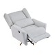 preview thumbnail 26 of 45, Boucle Metal Base Power Recliner Chair with 360° Swivel, 90°-165° Adjustable Backrest, Extended Footrest