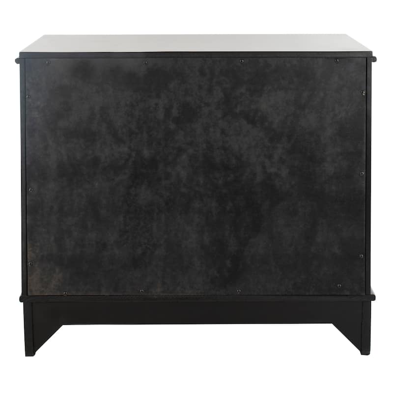 SAFAVIEH Karyn Nightstand - Black / Brass