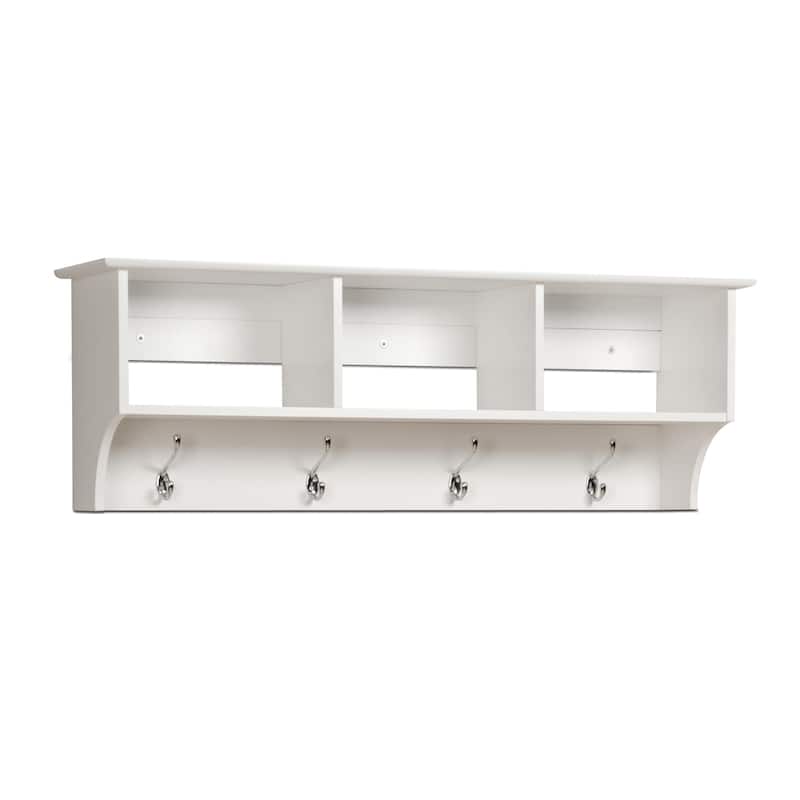 Winslow White Hanging Entryway Shelf