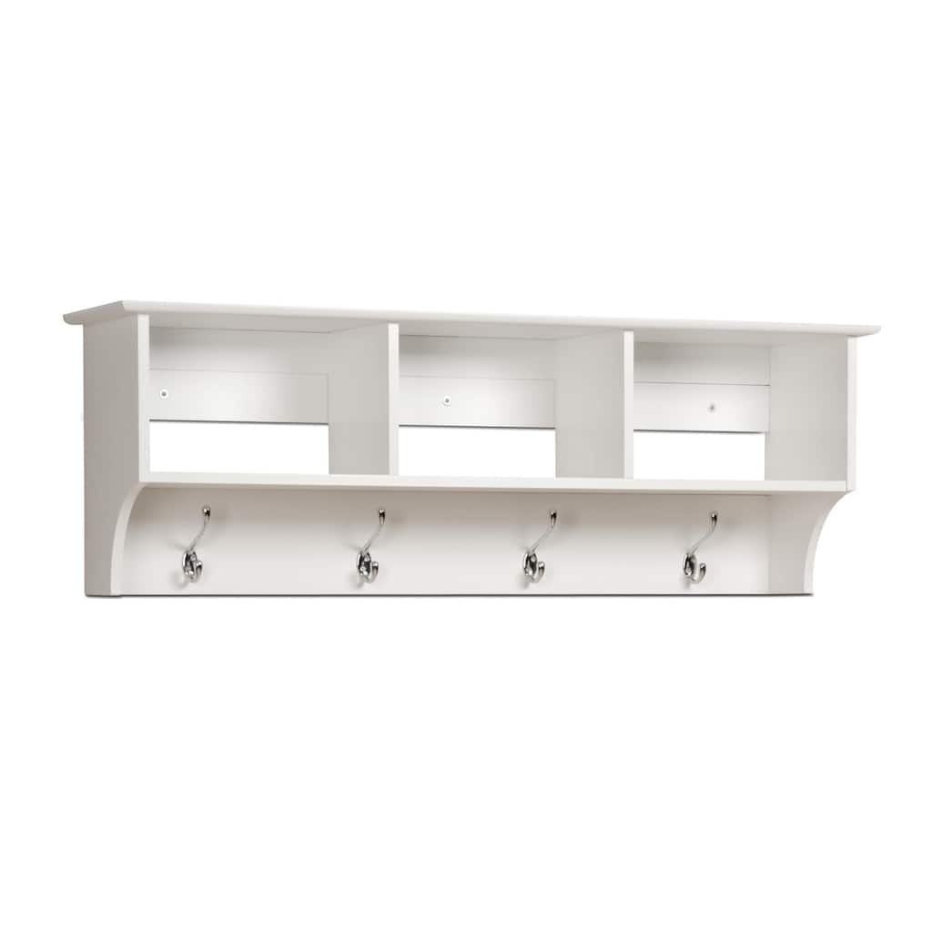 Winslow White Hanging Entryway Shelf