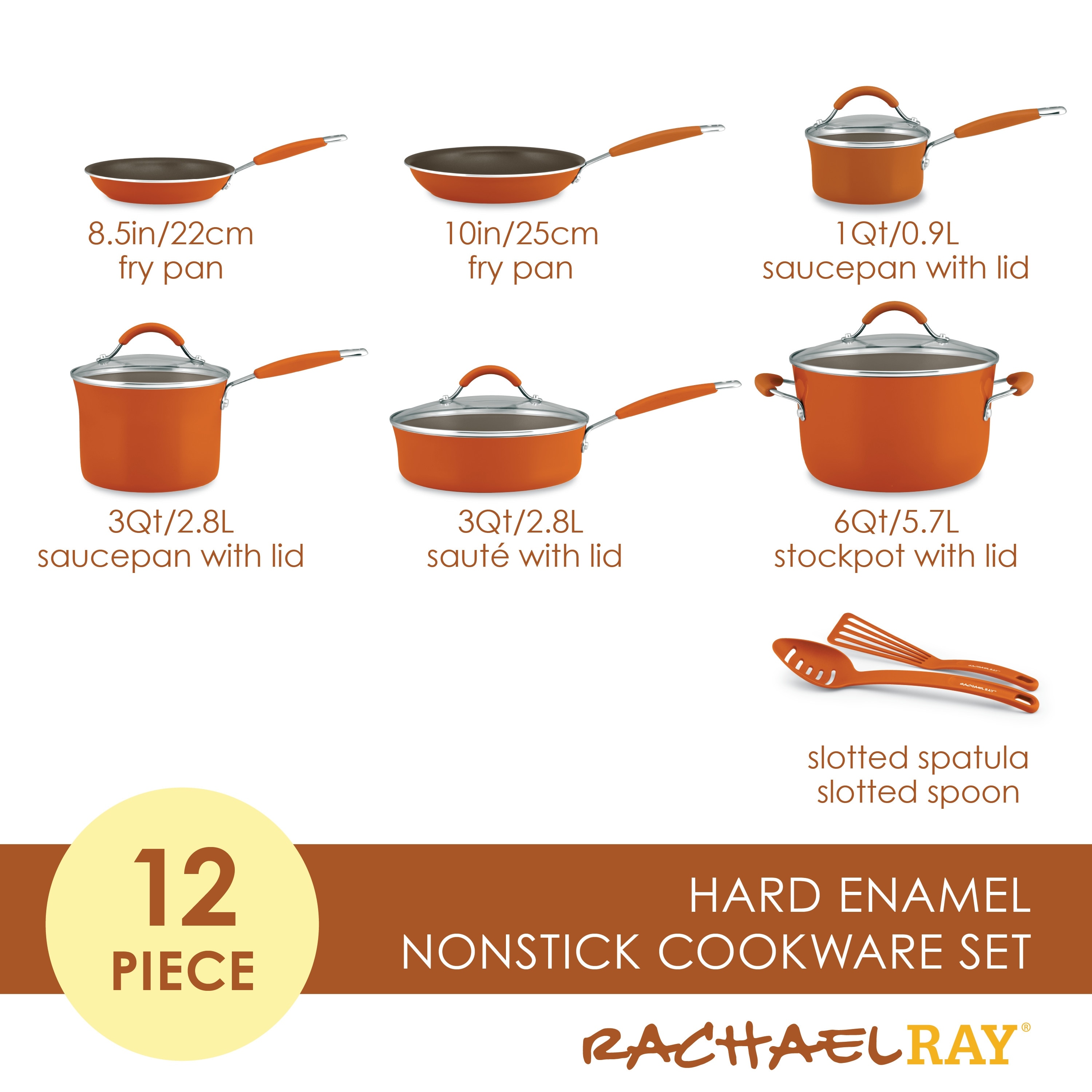 Cucina 12-Piece Cookware Set   – Rachael Ray
