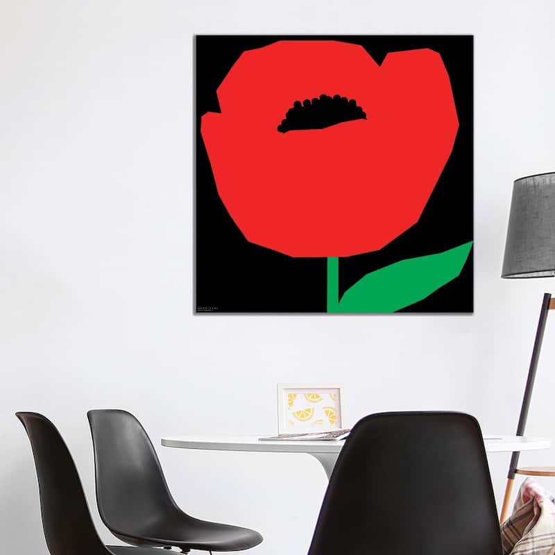iCanvas "Red Poppy" by Art Mirano Canvas Print - 37x37x1.5