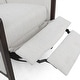 preview thumbnail 49 of 63, Veatch Contemporary Upholstered Pushback Recliner by Christopher Knight Home