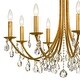preview thumbnail 3 of 3, Bridgehampton Bronze Crystal 8-light Chandelier - 28'' W x 29'' H