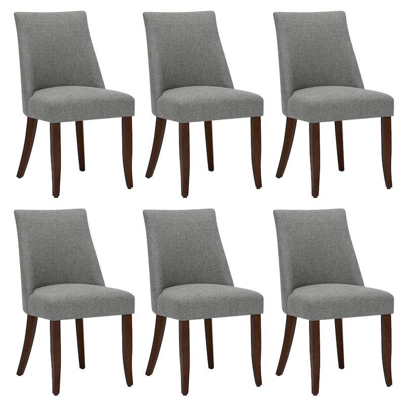 RENEWLINE Contemporary Dining Chair（Set of 2/4/6 - Upholstered Backrest & Wood Frame