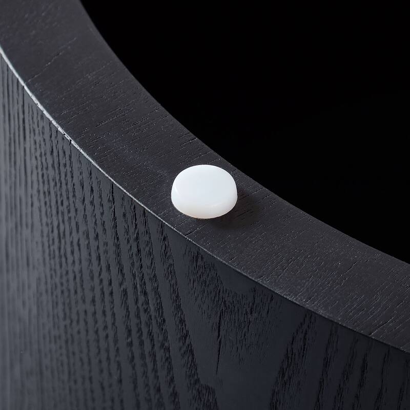 Set of 2 Coffee Table,MDF Round Coffee Table Sintered Stone Tabletop for Living Room