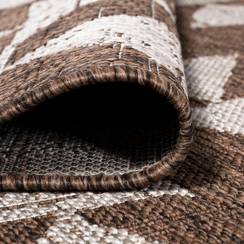 JONATHAN Y Marokko Modern Tribal Geometric Indoor/Outdoor Area Rug