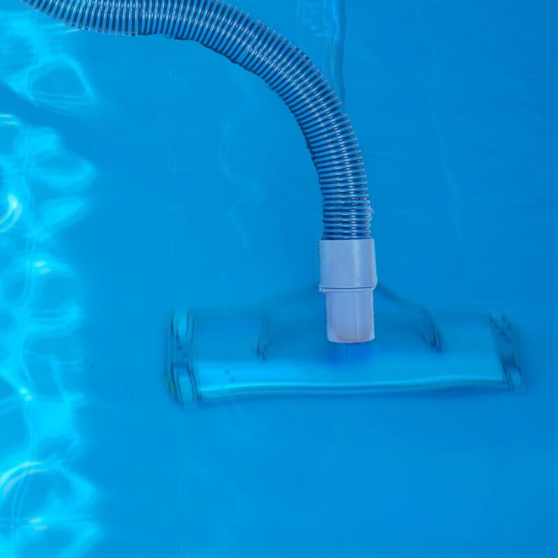 HydroTools Spiral Wound Vacuum Swimming Pool Hose - 45' x 1.5" - Blue and White