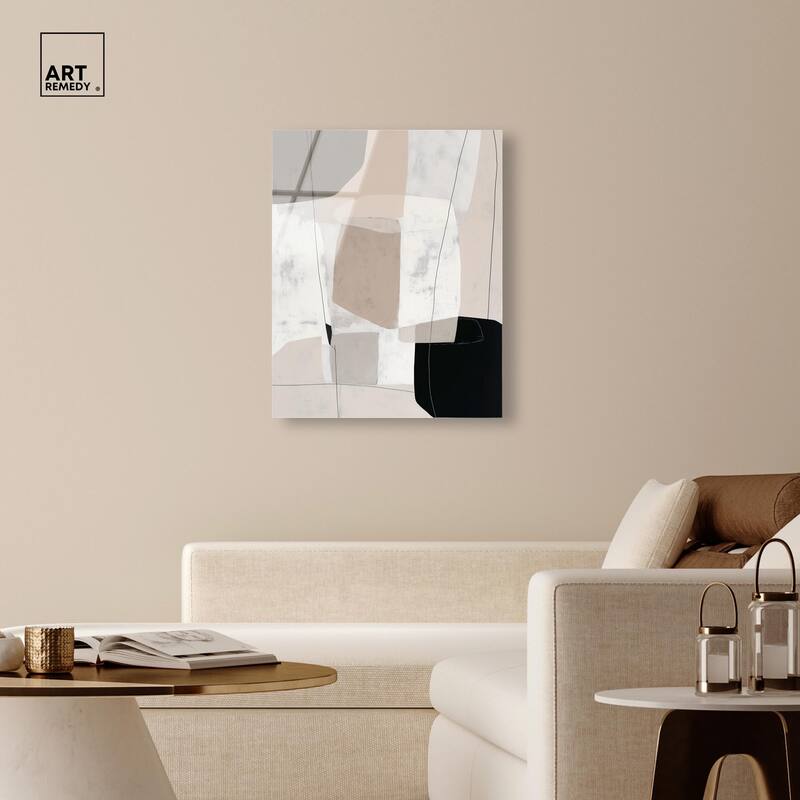 Neutral Forms I Acrylic by Art Remedy, Ready to Hang