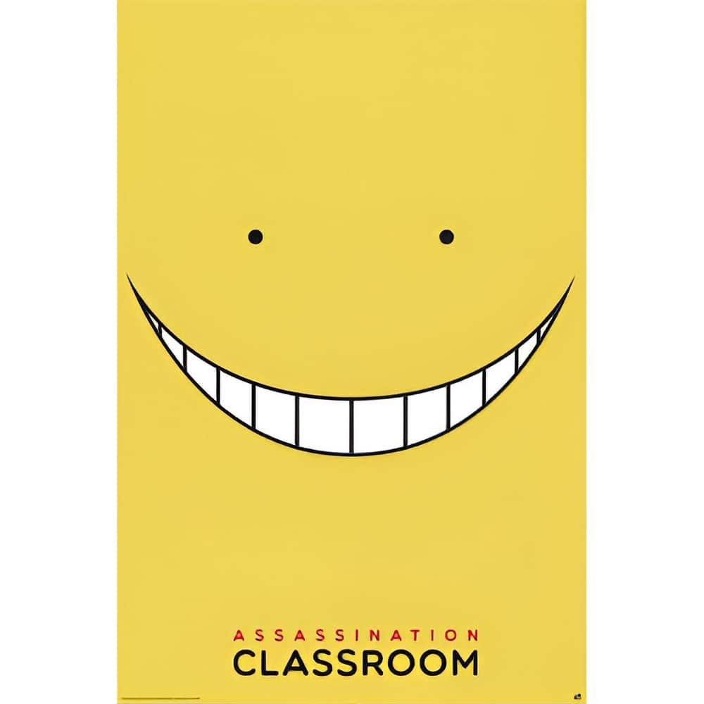 Assassination Classroom - Koro Smile Art Poster - 24 x 36 Inch