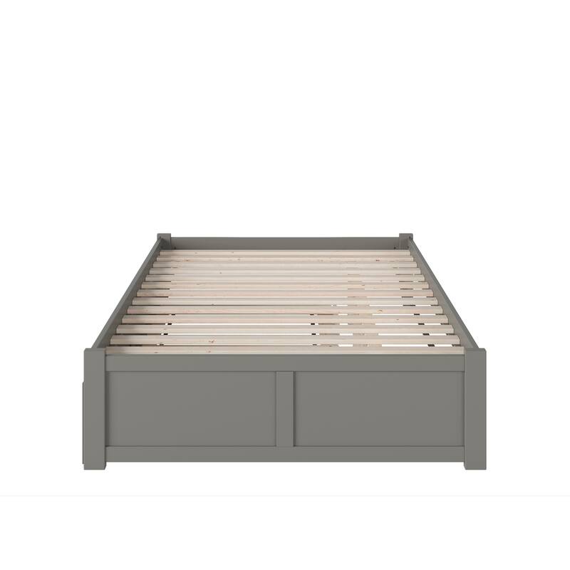 Concord Bed with Footboard and Twin Extra Long Trundle