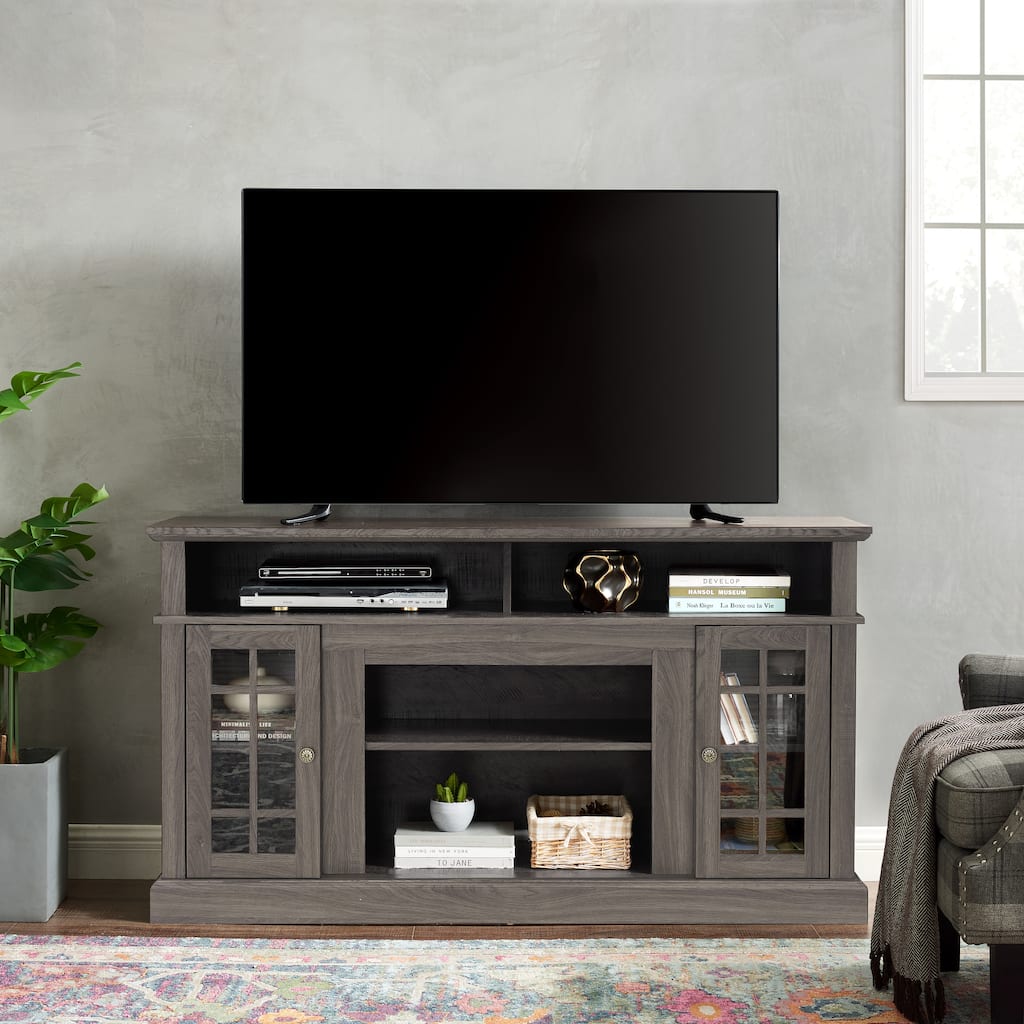 58" Classic TV Stand with Open & Closed Storage for TVs Up to 65"