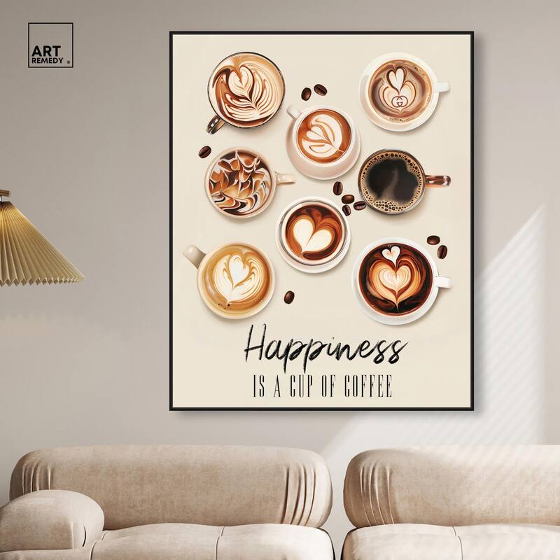 68945 Coffee Cup Collection Canvas by Art Remedy