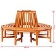 preview thumbnail 3 of 7, vidaXL Tree Bench Ø 63" Wood