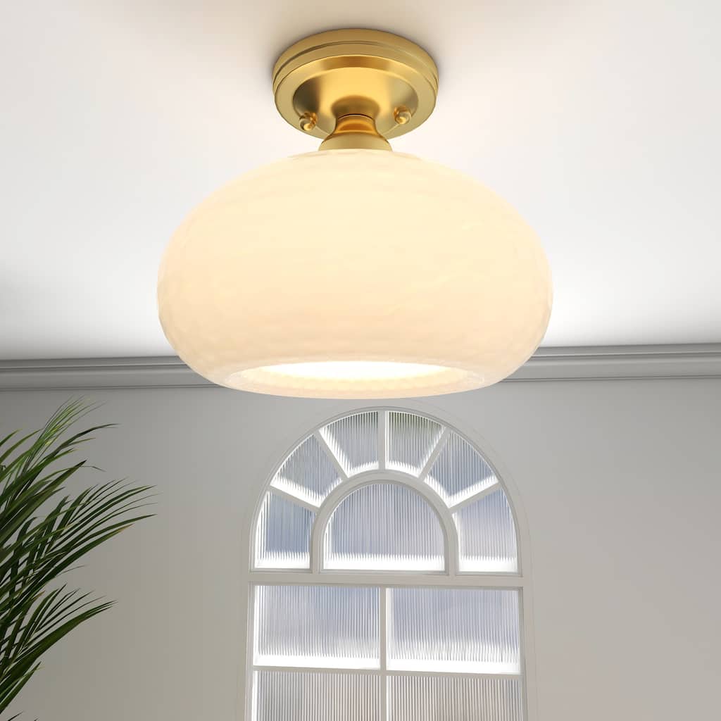 1-Light Flush Mount Ceiling Light