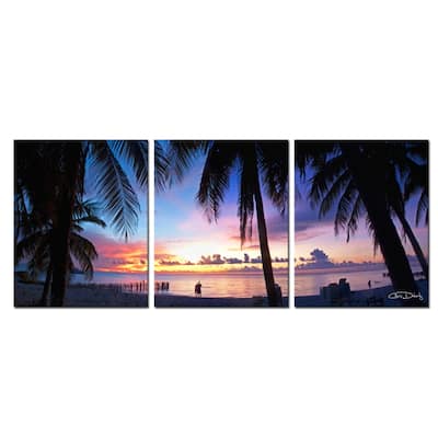 Ready2HangArt 'Mex Sunset' 3-Piece Wrapped Canvas Wall Art Set