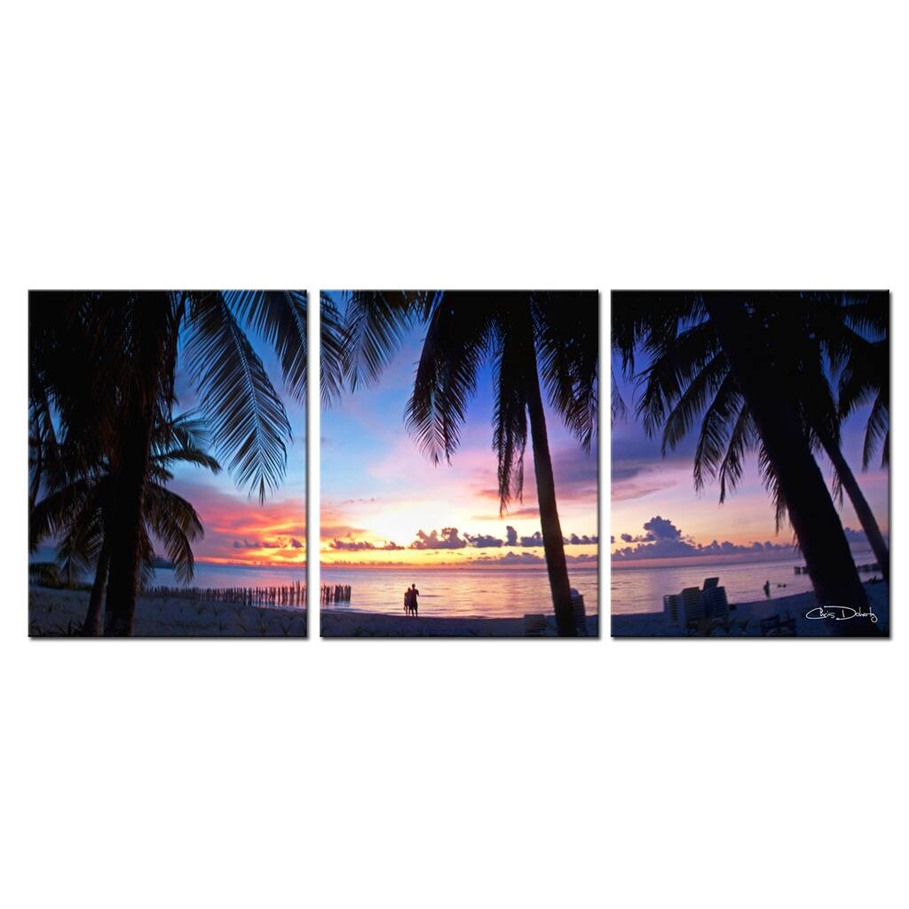 Ready2HangArt 'Mex Sunset' 3-Piece Wrapped Canvas Wall Art Set