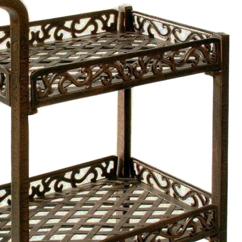 Dakota Cast-aluminum Garden Service Cart