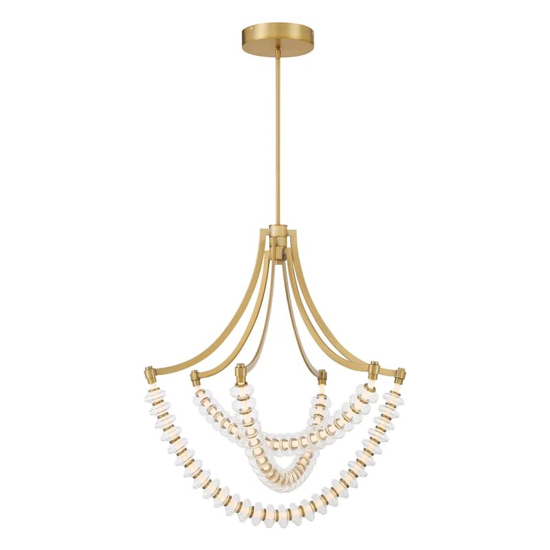Minka Lavery 5646-L Pearl 30" Wide Abstract Chandelier