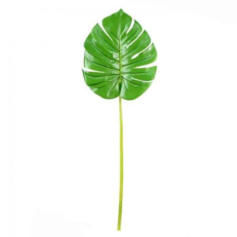 Green Split Philo Leaf Faux Plants And Trees