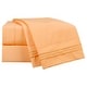 preview thumbnail 13 of 12, Clara Clark Bright Bed Sheet Set Apricot Orange - Full