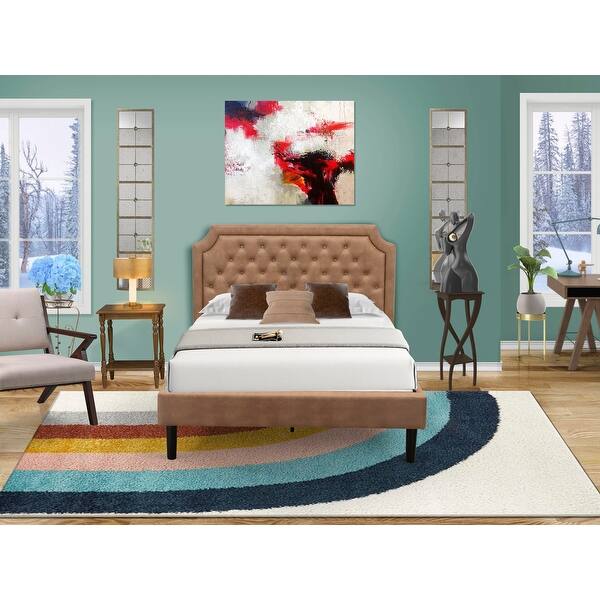 2Piece Granbury Bedroom Set with a Bed and an Antique Walnut Night