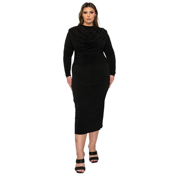Day cloud II by Mercana Studio a Hand Embellished Textured Framed Art Print - 34.4L x 1.6W x 34.4H - Grey