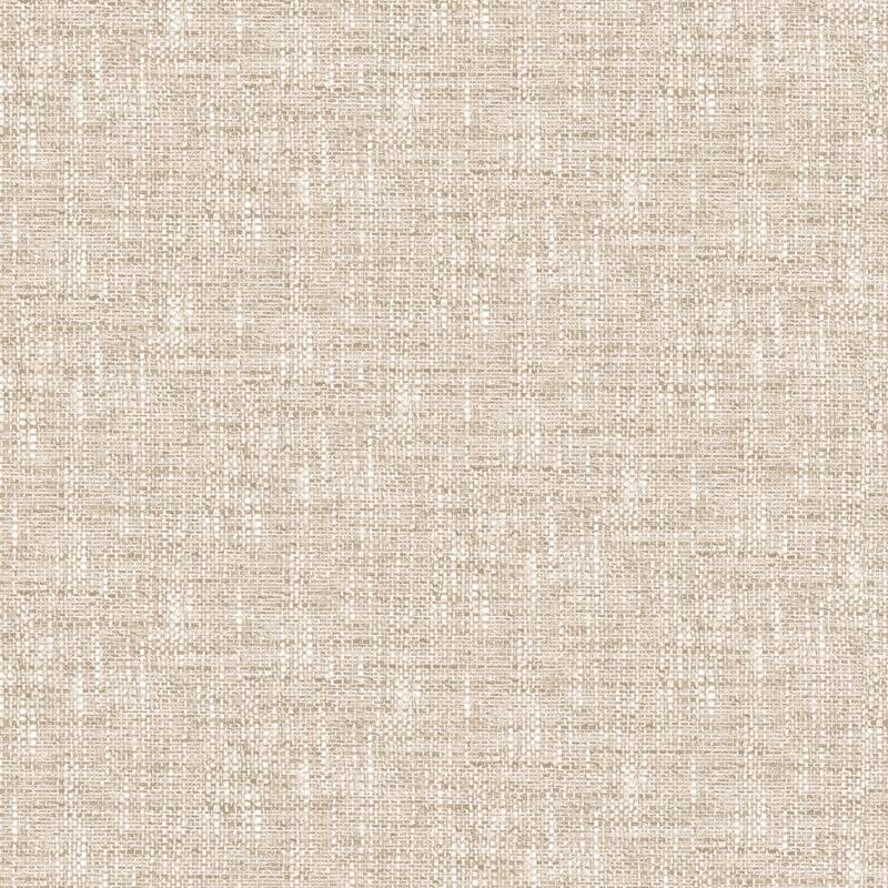 NuWallpaper Tan Poplin Peel and Stick Wallpaper